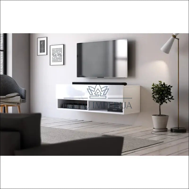 Pakabinamas TV staliukas SI1289 - €47 Save 50% 25-50, __label:Pristatymas 1-2 d.d., color-balta, material-mdf,