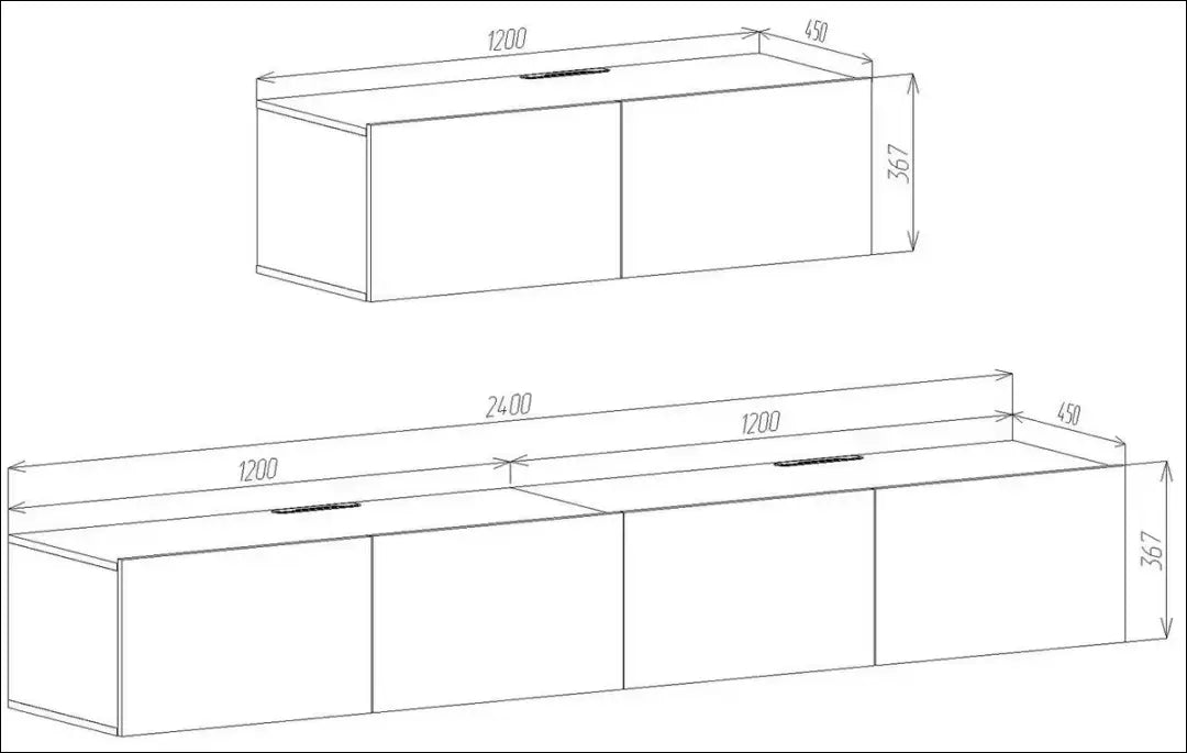 Pakabinamas TV staliukas SI2179 - €70 Save 50% 50-100, __label:Pristatymas 1-2 d.d., color-balta, material-mediena,