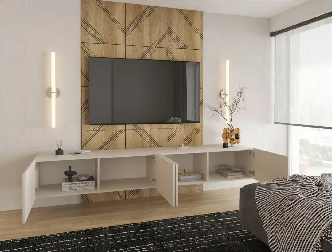 Pakabinamas TV staliukas SI2426 - €145 Save 50% 100-200, __label:Pristatymas 1-2 d.d., color-smelio, material-mediena,