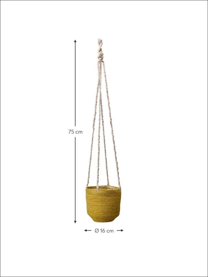 Pakabinamas vazonas DI2499 - €8 Save 70% __label:Pristatymas 1-2 d.d., color-geltona, color-smelio, interjeras,