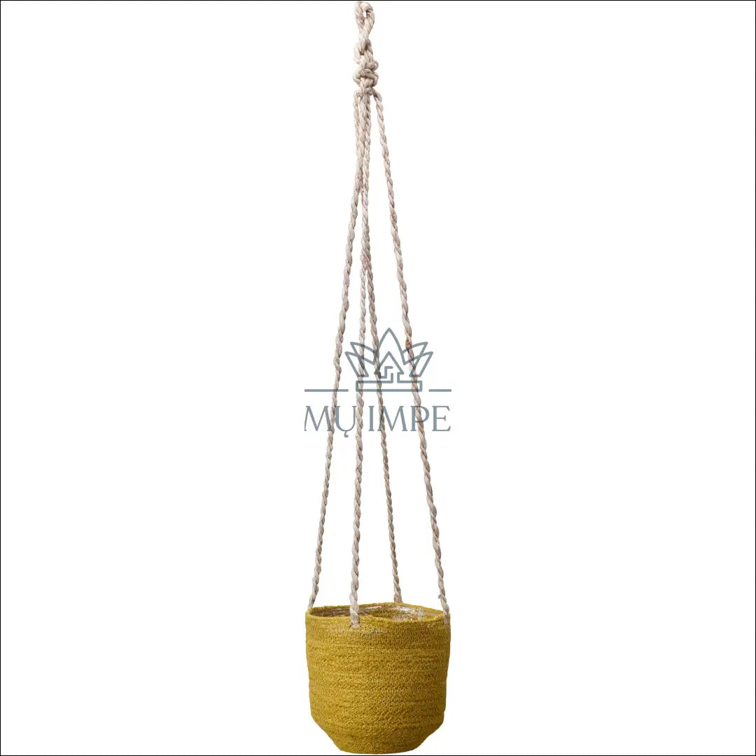 Pakabinamas vazonas DI2499 - €9 Save 65% __label:Pristatymas 1-2 d.d., color-geltona, color-smelio, interjeras,