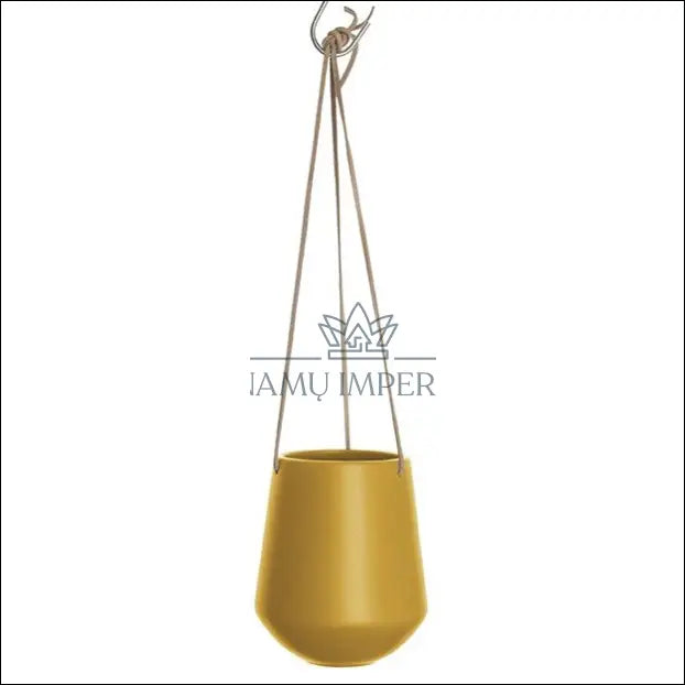 Pakabinamas vazonėlis DI8799 - €17 Save 50% __label:Pristatymas 1-2 d.d., color-geltona, interjeras, material-keramika,