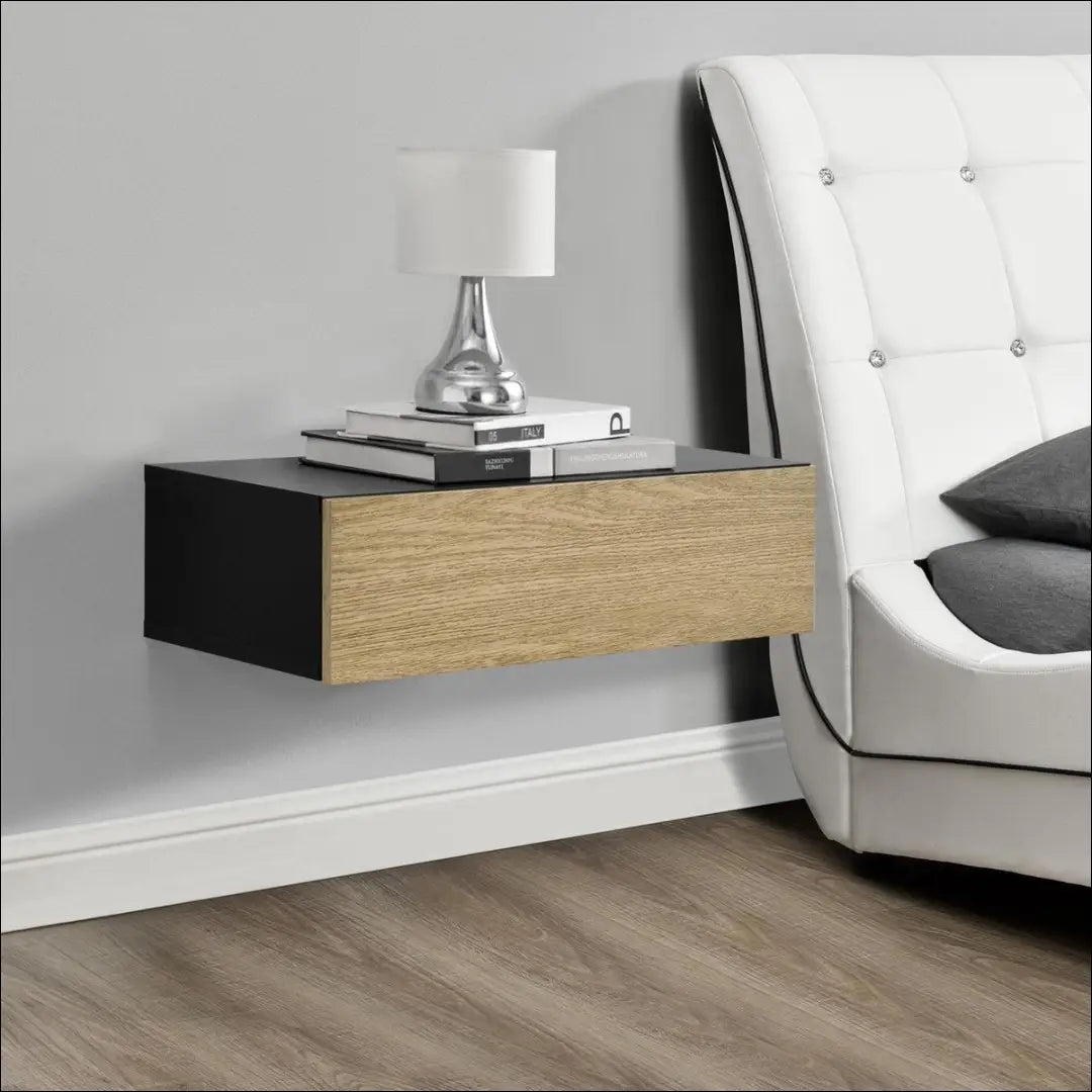 Pakabinamų naktinių staliukų komplektas (2vnt) GI614 - €75 Save 50% 50-100, __label:Pristatymas 1-2 d.d., color-juoda,