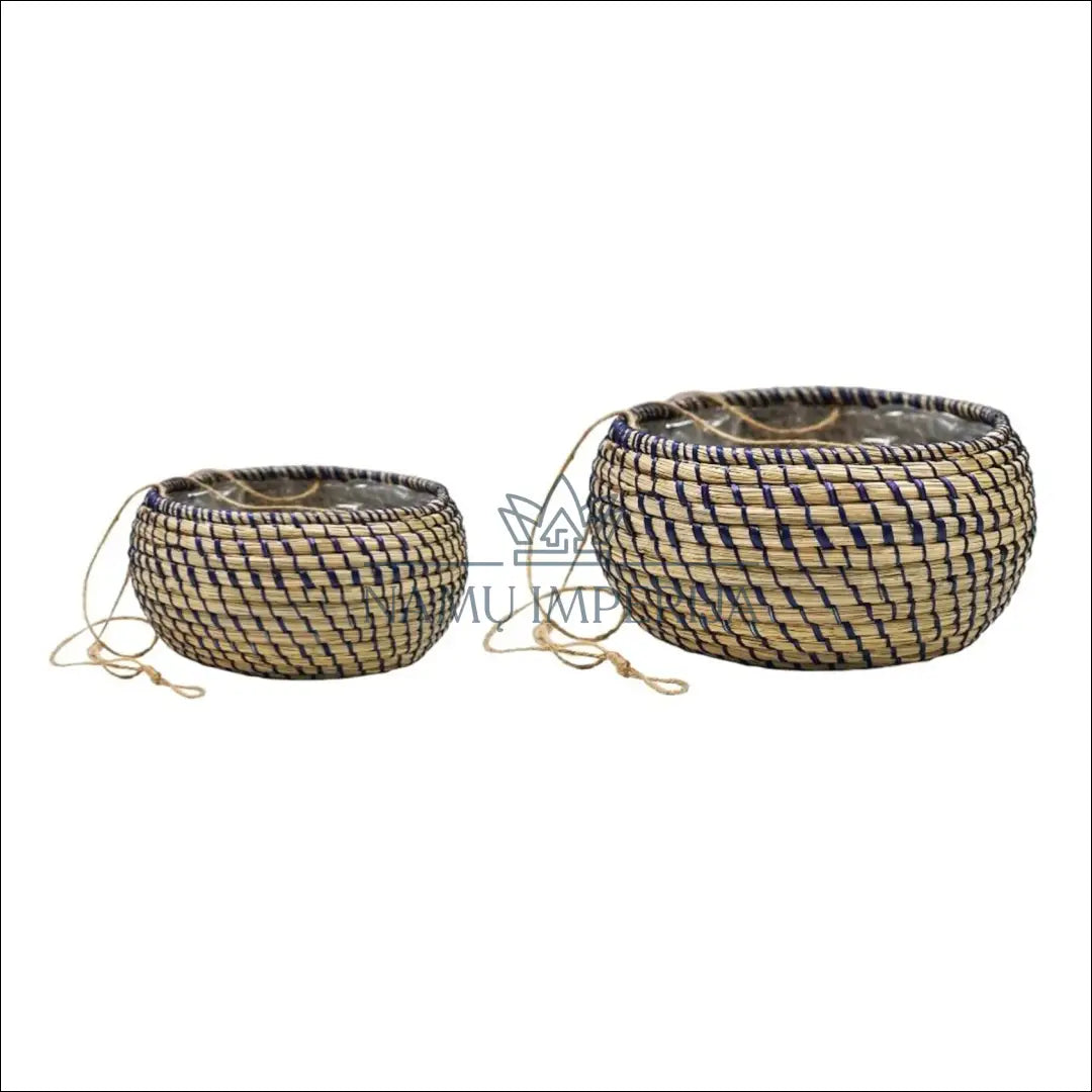 Pakabinamų vazonų komplektas (2vnt) DI8970 - €18 Save 50% __label:Pristatymas 1-2 d.d., color-melyna, color-smelio,