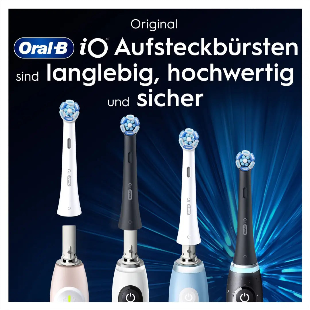 Pakaitinės šepetėlių galvutės „Oral-B iO“ elektriniams dantų šepetėliams (8vnt) DI12677 - €35 Save 50% 25-50,