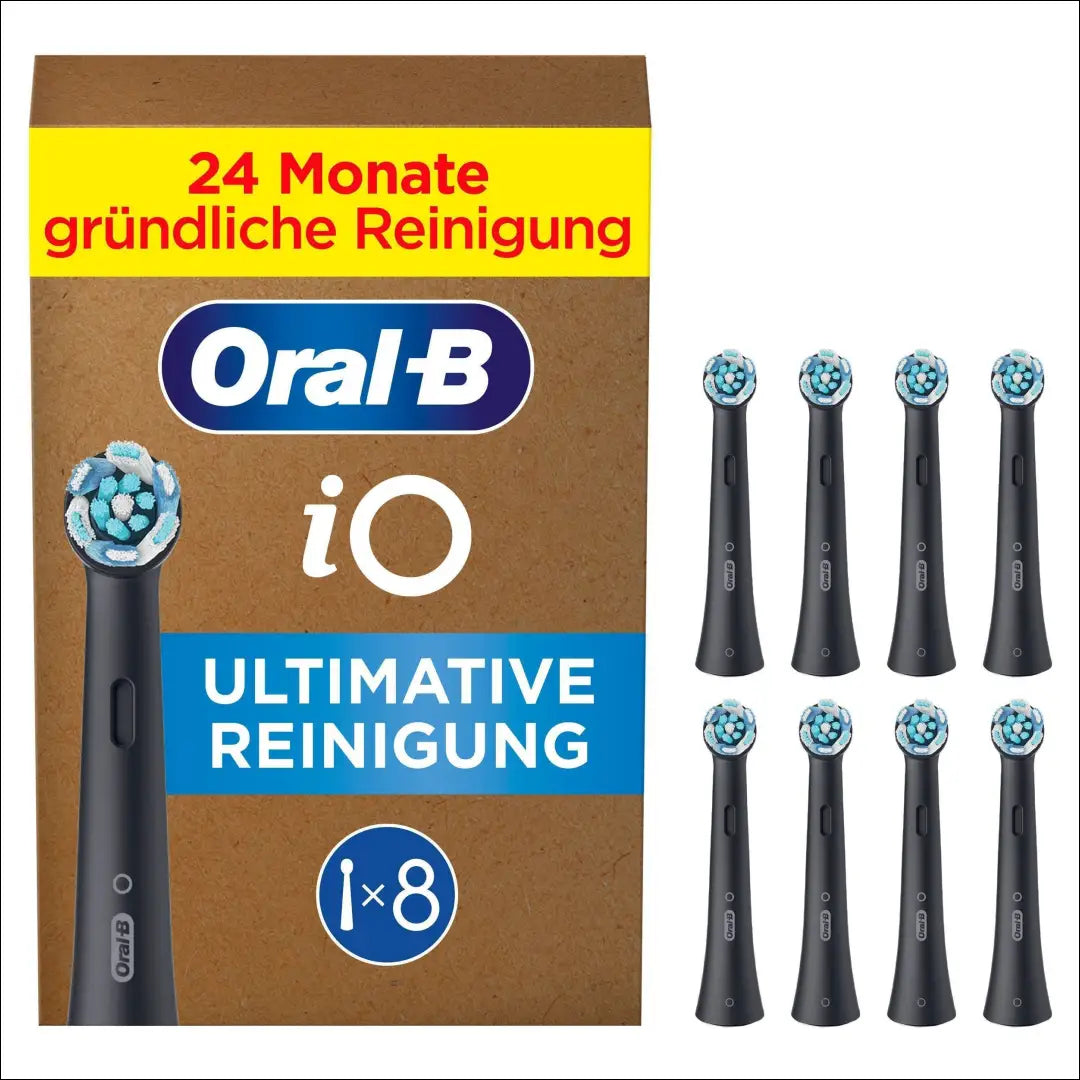 Pakaitinės šepetėlių galvutės „Oral-B iO“ elektriniams dantų šepetėliams (8vnt) DI12677 - €35 Save 50% 25-50,