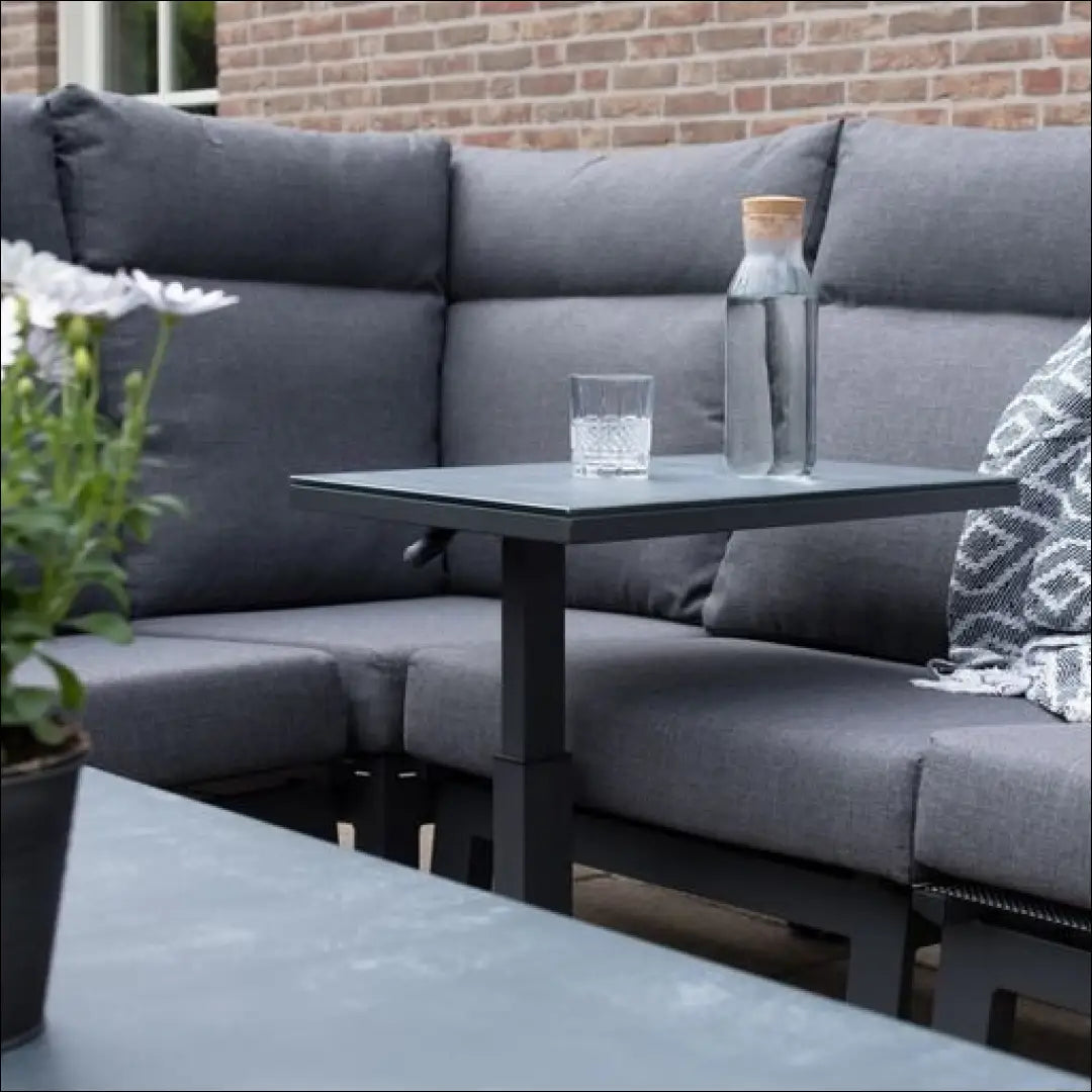 Pakeliamas šoninis staliukas SI1941 - €105 Save 50% 100-200, __label:Pristatymas 1-2 d.d., color-pilka, lauko baldai,