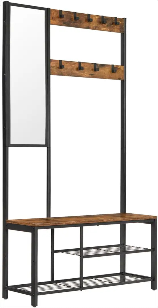 Paltų kabykla su batų lentynomis SM616 - €94 Save 40% 50-100, __label:Pristatymas 5-14 d.d., notouch30, paltu-kabykla,