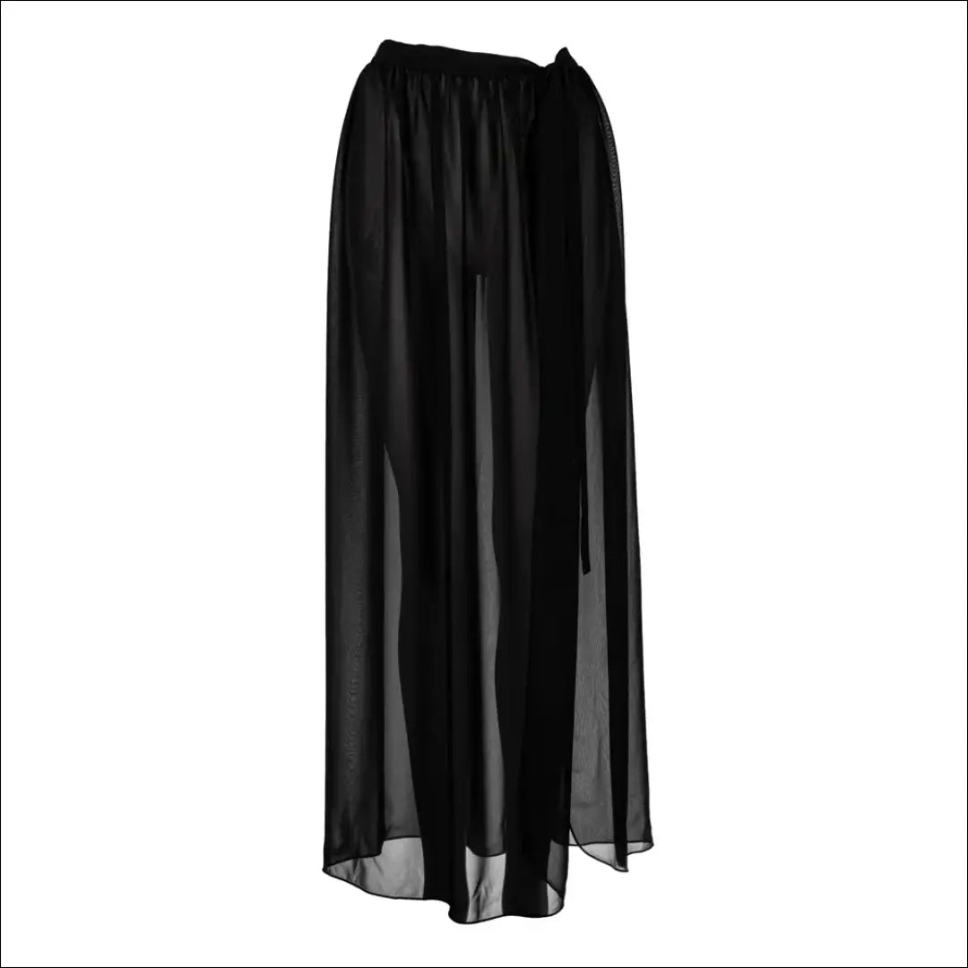 Paplūdimio sijonas DR080 - €45 Save 50% 25-50, __label:Pristatymas 1-2 d.d., color-juoda, drabuziai, tekstile €25