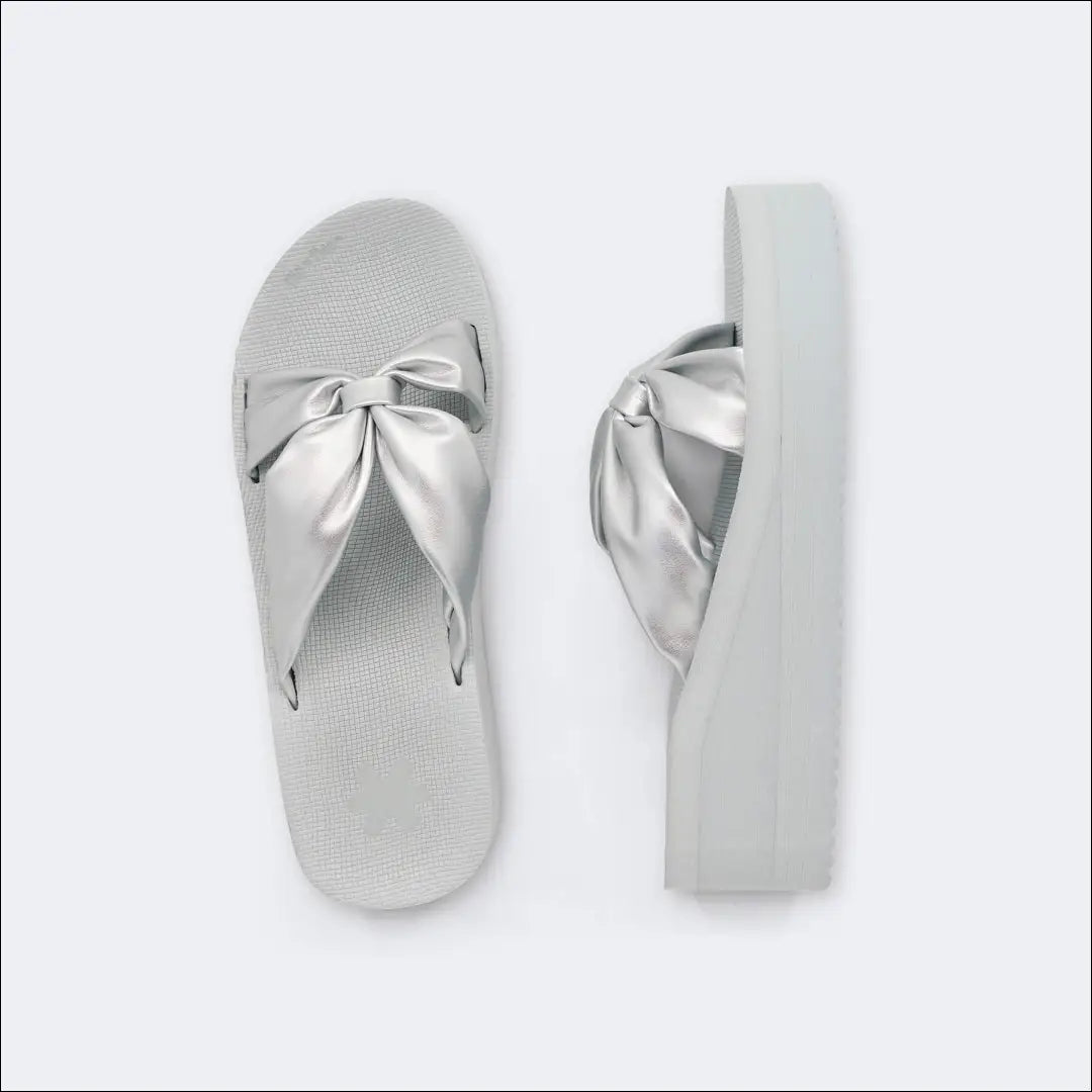 Paplūdimio šlepetės (36) DR116 - €25 Save 50% 25-50, __label:Pristatymas 1-2 d.d., color-pilka, color-sidabrine,