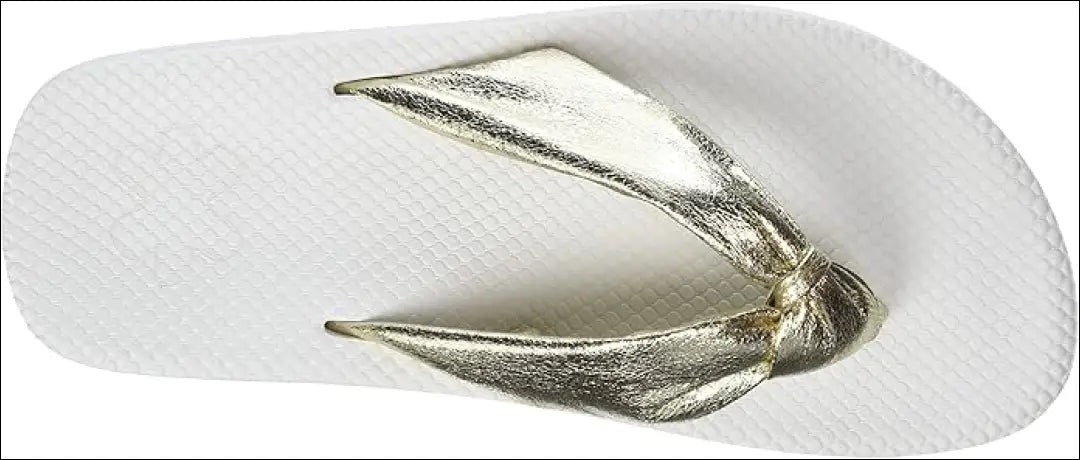 Paplūdimio šlepetės (36) DR148 - €20 Save 50% __label:Pristatymas 1-2 d.d., color-auksine, color-balta, drabuziai,