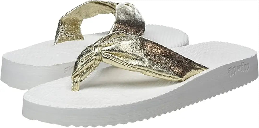 Paplūdimio šlepetės (36) DR148 - €20 Save 50% __label:Pristatymas 1-2 d.d., color-auksine, color-balta, drabuziai,