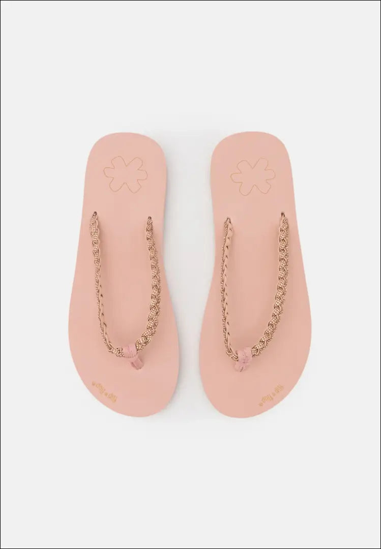 Paplūdimio šlepetės DR141 - __label:Pristatymas 1-2 d.d., color-rozine, drabuziai, tekstile, under-25 Iki €25 Sandals