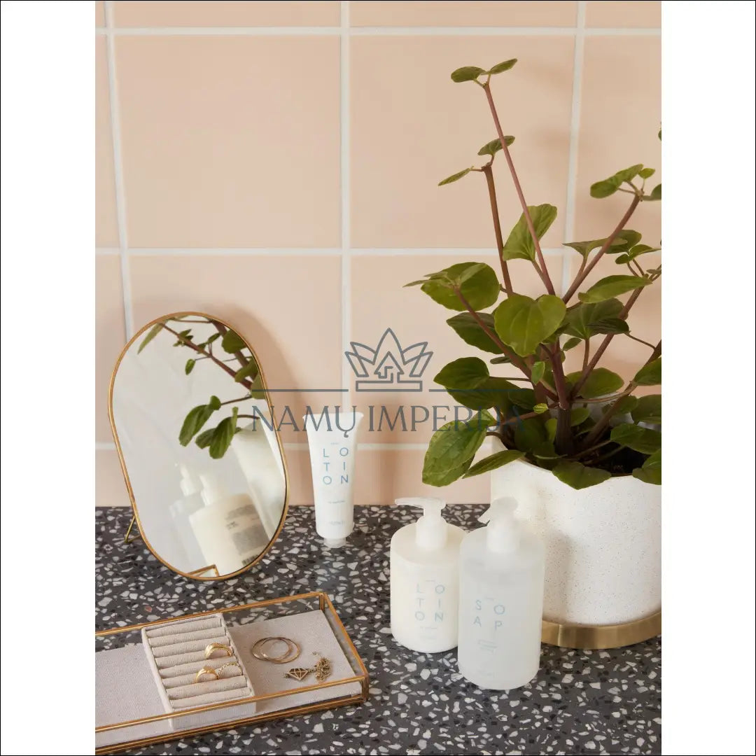 Papuošalų dėžutė DI3747 - €23 Save 65% __label:Pristatymas 1-2 d.d., color-auksine, color-kremas, dekoracijos,