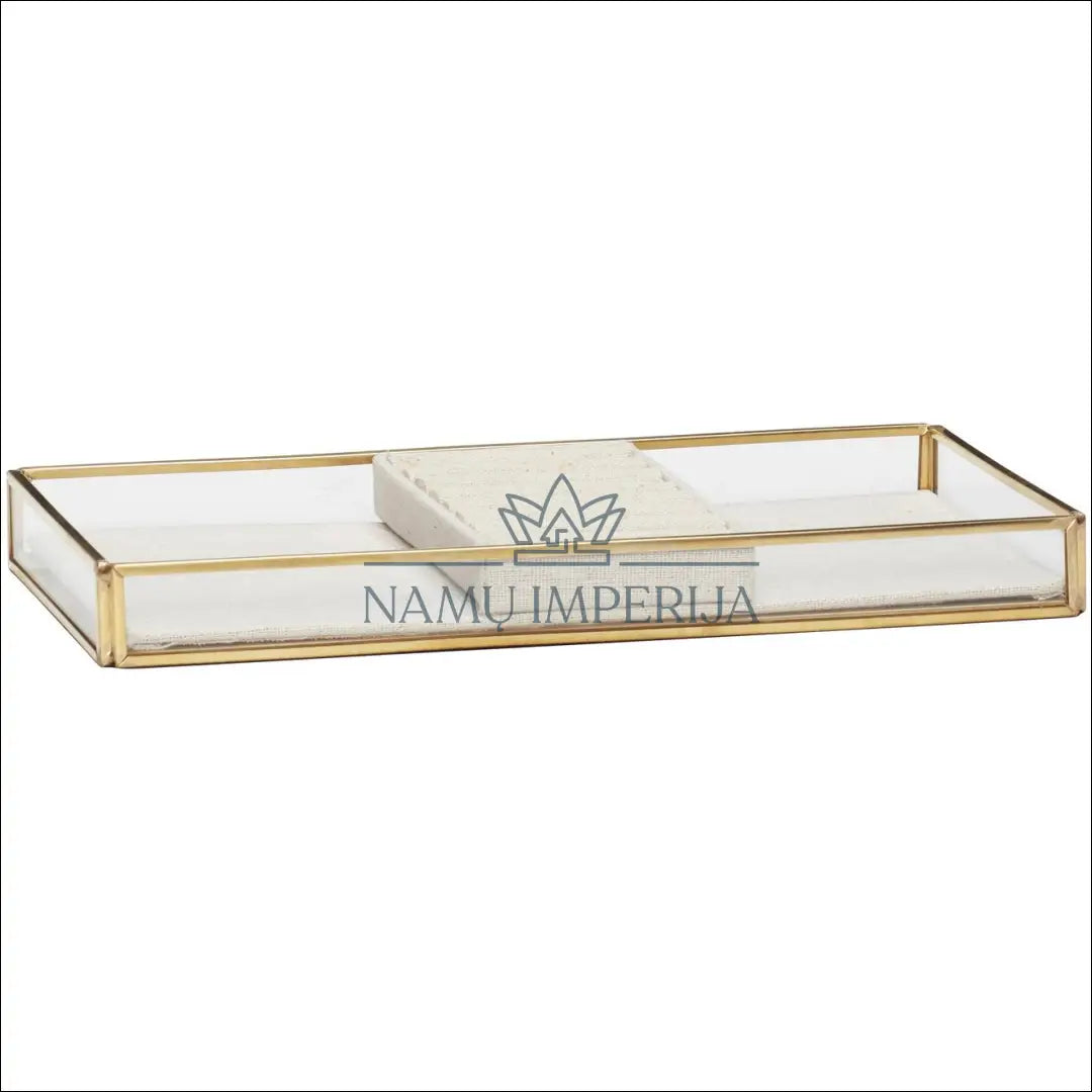 Papuošalų dėžutė DI3747 - €23 Save 65% __label:Pristatymas 1-2 d.d., color-auksine, color-kremas, dekoracijos,