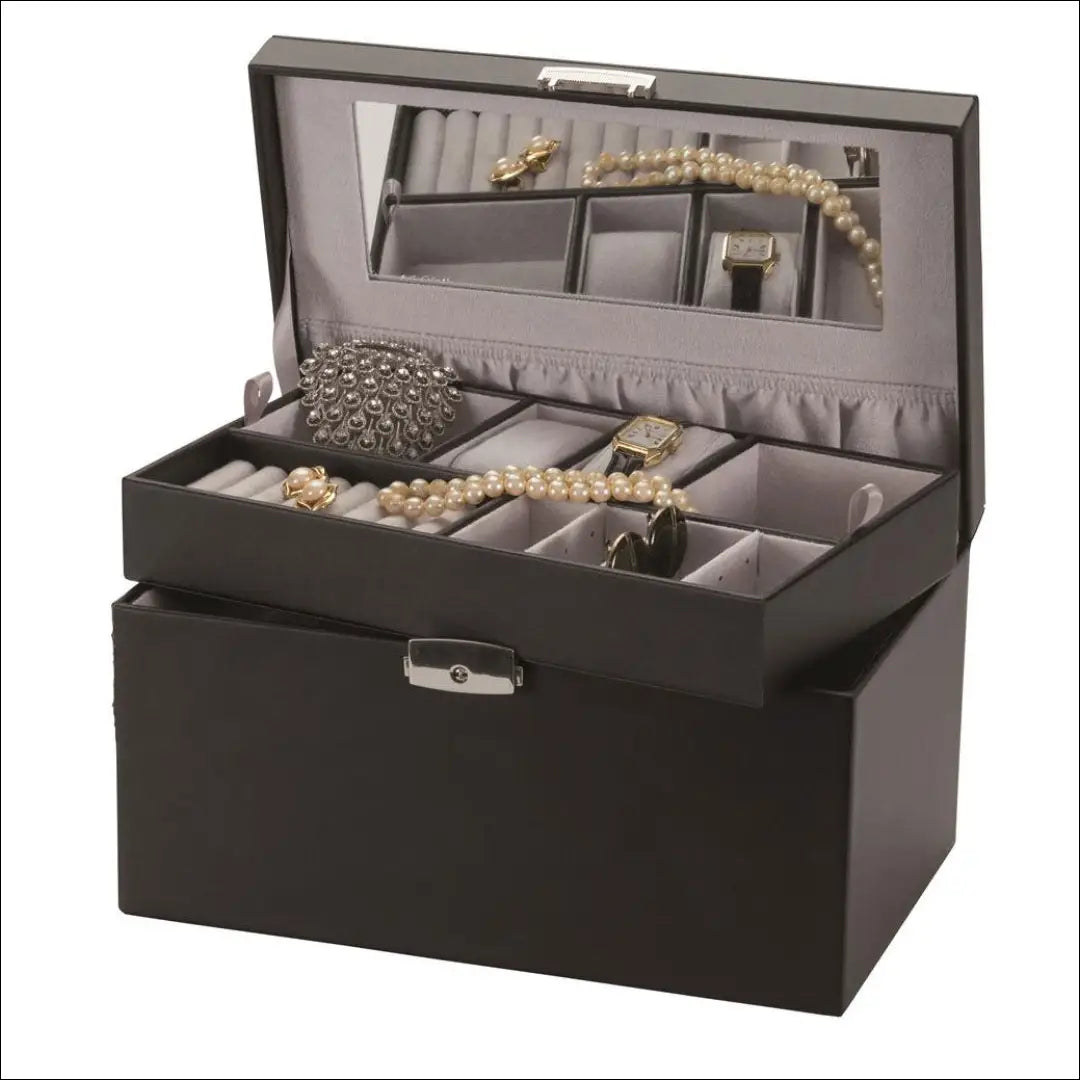 Papuošalų dėžutė DI9397 - €33 Save 55% 25-50, __label:Pristatymas 1-2 d.d., color-juoda, dekoracijos, grozio-staliukas