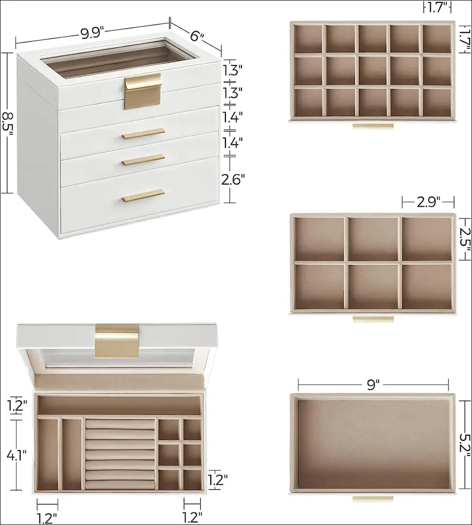 Papuošalų dėžutė SM1570 - €55 Save 40% 50-100, __label:Pristatymas 5-14 d.d., notouch30, papuosalu-dezute, song