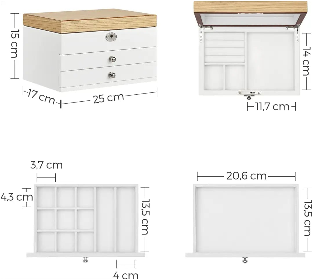 Papuošalų dėžutė SM1572 - €73 Save 40% 50-100, __label:Pristatymas 5-14 d.d., notouch30, papuosalu-dezute, song