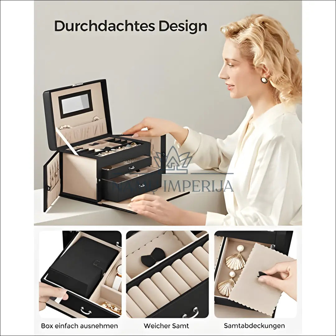 Papuošalų dėžutė SM1572 - €85 Save 40% 50-100, __label:Pristatymas 5-14 d.d., notouch30, papuosalu-dezute, song