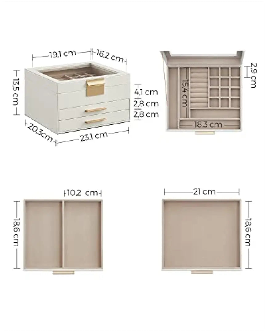 Papuošalų dėžutė SM1574 - €67 Save 40% 50-100, __label:Pristatymas 5-14 d.d., notouch30, papuosalu-dezute, song