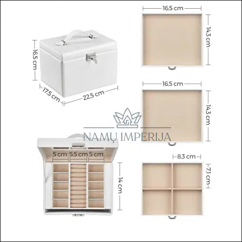 Papuošalų dėžutė SM1586 €66 Save 40% 50 100, __label:Pristatymas 5 14 d.d., notouch30, papuosalu dezute, song