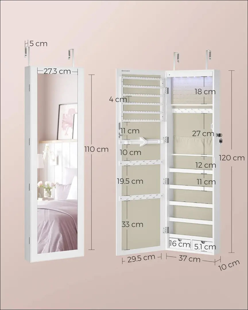 Papuošalų spintelė SM1589 - €110 Save 40% 100-200, __label:Pristatymas 5-14 d.d., notouch30, papuosalu-spintele, song