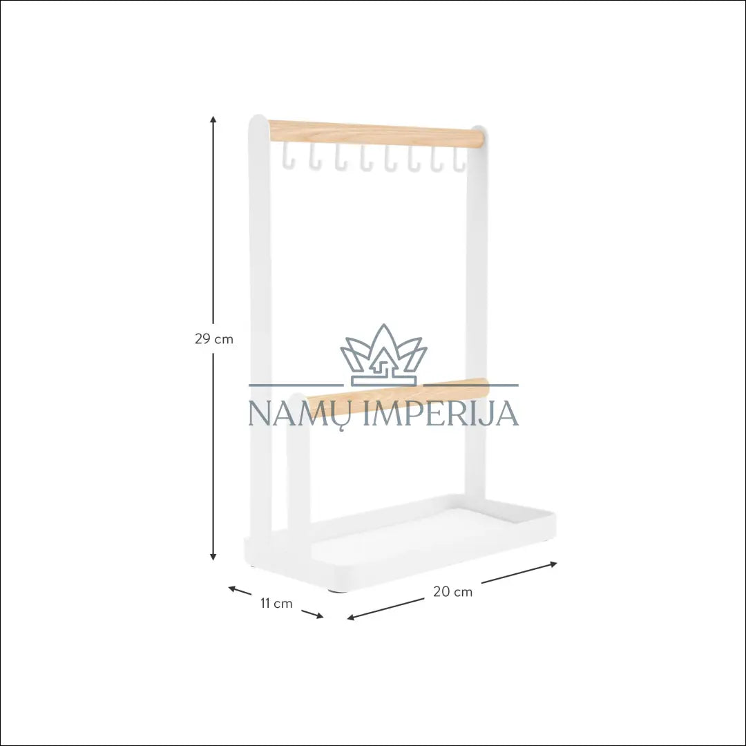 Papuošalų stovas DI3846 - €17 Save 65% __label:Pristatymas 1-2 d.d., color-balta, color-ruda, dekoracijos,