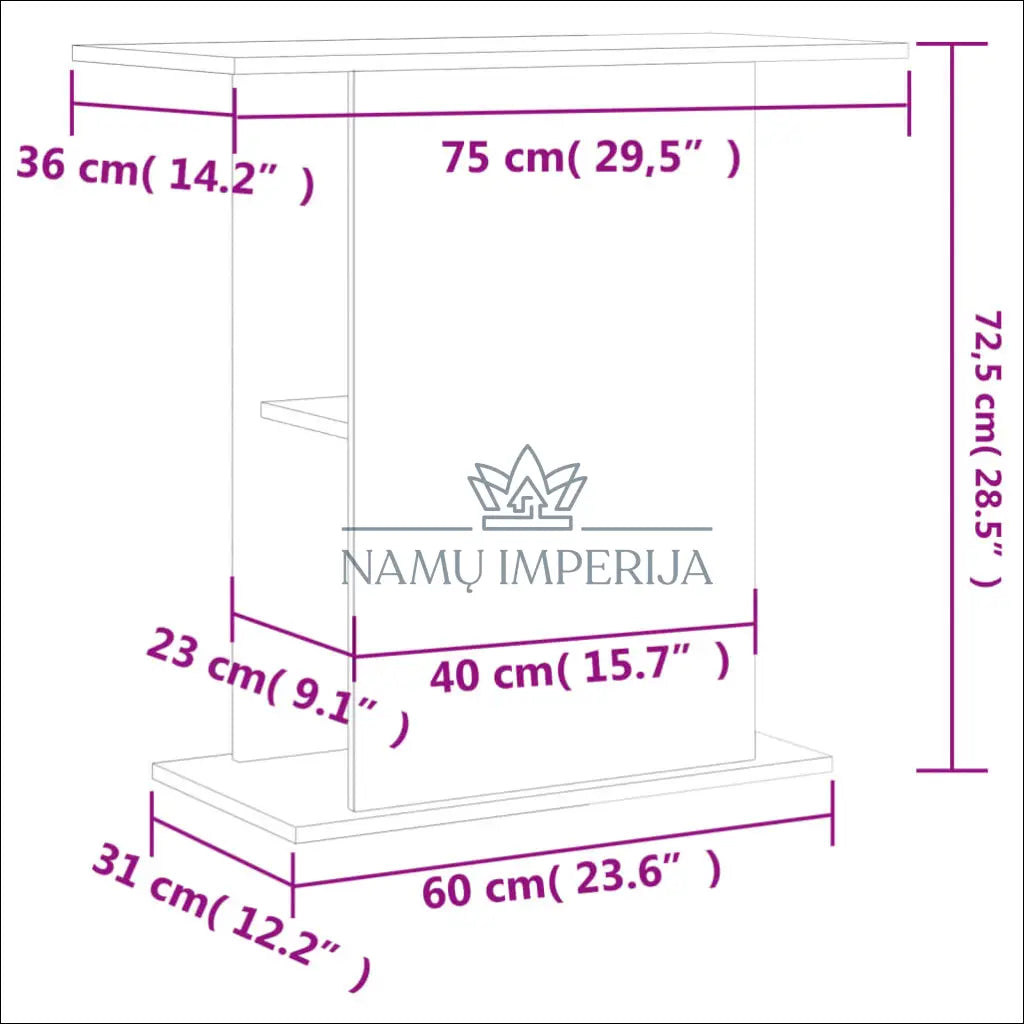 Pastatoma lentyna akvariumui SI981 - €29 Save 55% 25-50, __label:Pristatymas 1-2 d.d., color-balta, material-mediena,