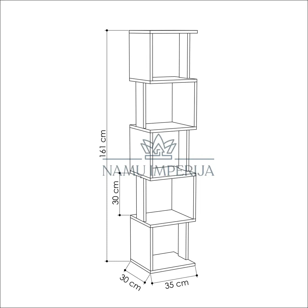 Pastatoma lentyna SI1739 - €65 Save 55% 50-100, __label:Pristatymas 1-2 d.d., biuro-lentynos, color-pilka, color-ruda