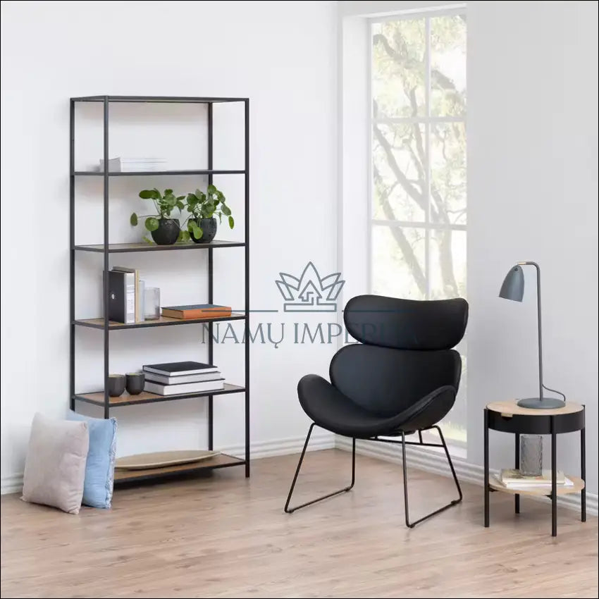 Pastatoma lentyna SI1772 - €74 Save 50% 50-100, __label:Pristatymas 1-2 d.d., biuro-baldai, biuro-lentynos, color-juoda