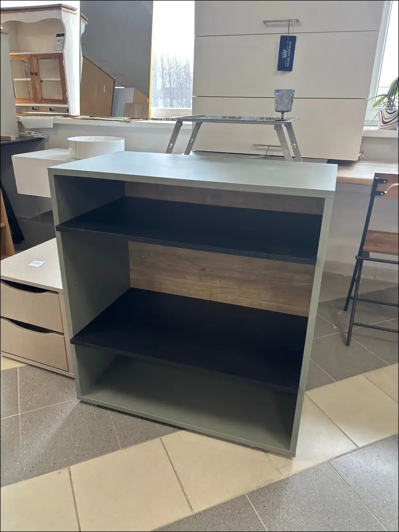 Pastatoma lentyna SI2120 - €20 __label:Pristatymas 1-2 d.d., color-juoda, color-zalia, material-mediena, pazeistas Iki