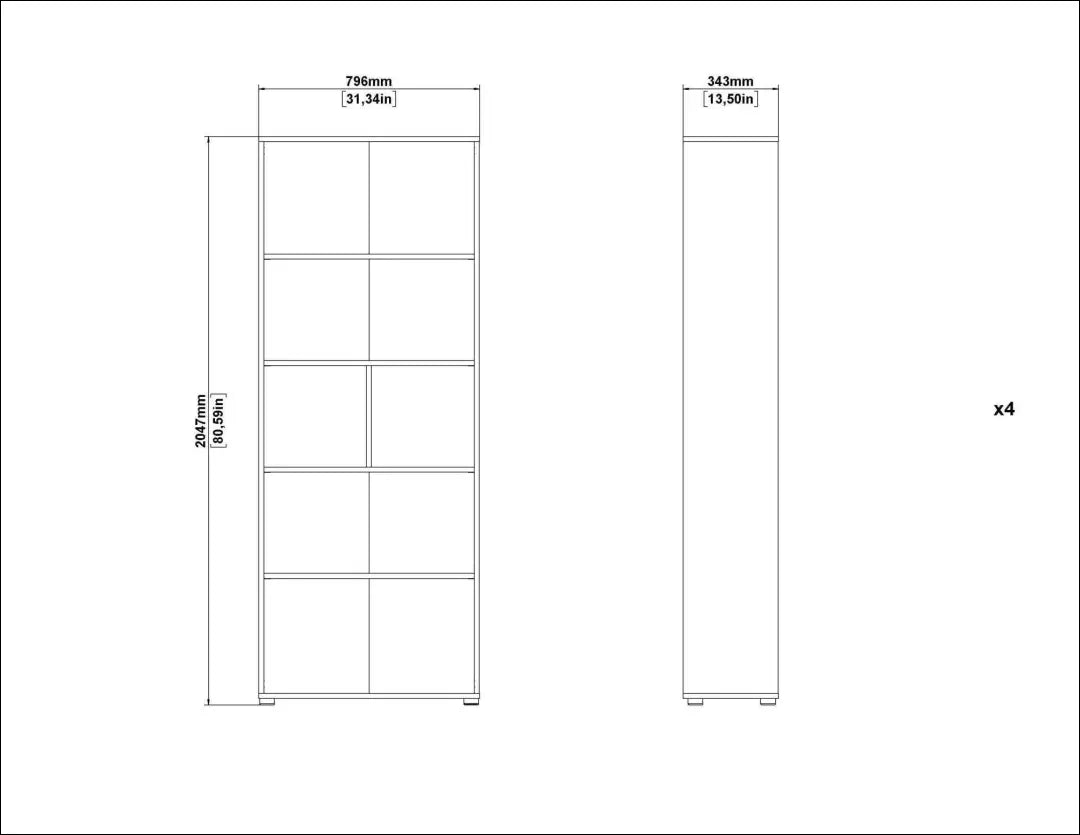 Pastatoma lentyna SI2277 - €110 Save 50% 100-200, __label:Pristatymas 1-2 d.d., biuro-baldai, biuro-lentynos,