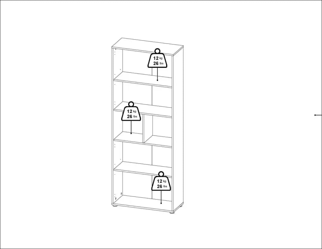 Pastatoma lentyna SI2277 - €110 Save 50% 100-200, __label:Pristatymas 1-2 d.d., biuro-baldai, biuro-lentynos,