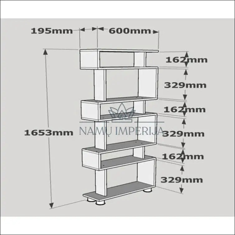 Pastatoma lentyna SI874 - €36 Save 60% 25-50, __label:Pristatymas 1-2 d.d., color-balta, material-mediena, pazeistas