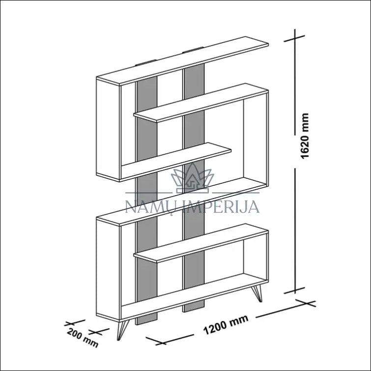 Pastatoma lentyna SI885 - €75 Save 55% 50-100, __label:Pristatymas 1-2 d.d., color-balta, material-mediena, pazeistas