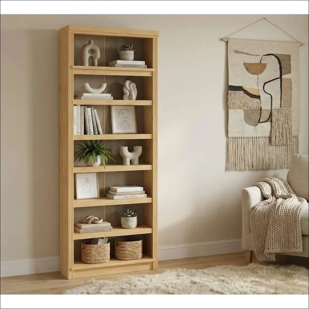 Pastatoma medinė lentyna SI2293 - €245 Save 50% __label:Pristatymas 1-2 d.d., biuro-baldai, biuro-lentynos, color-ruda,