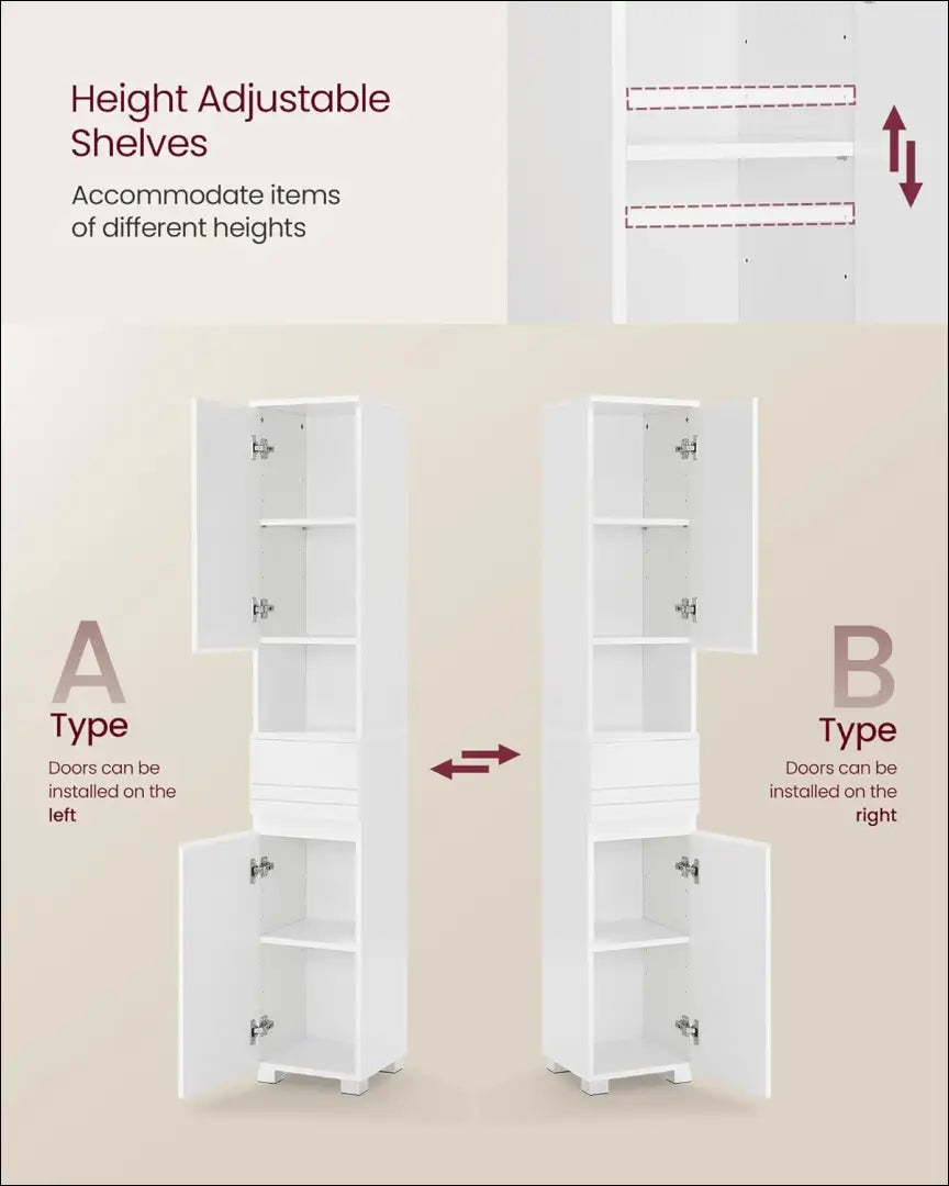 Pastatoma spintelė SM574 - €125 Save 40% 100-200, __label:Pristatymas 5-14 d.d., notouch30, song, spalva-balta