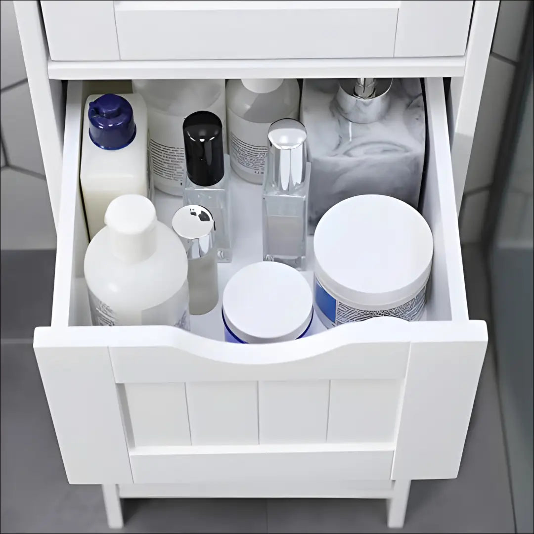 Pastatoma spintelė SM577 - €98 Save 40% 50-100, __label:Pristatymas 5-14 d.d., notouch30, song, spalva-balta 30x30x82cm