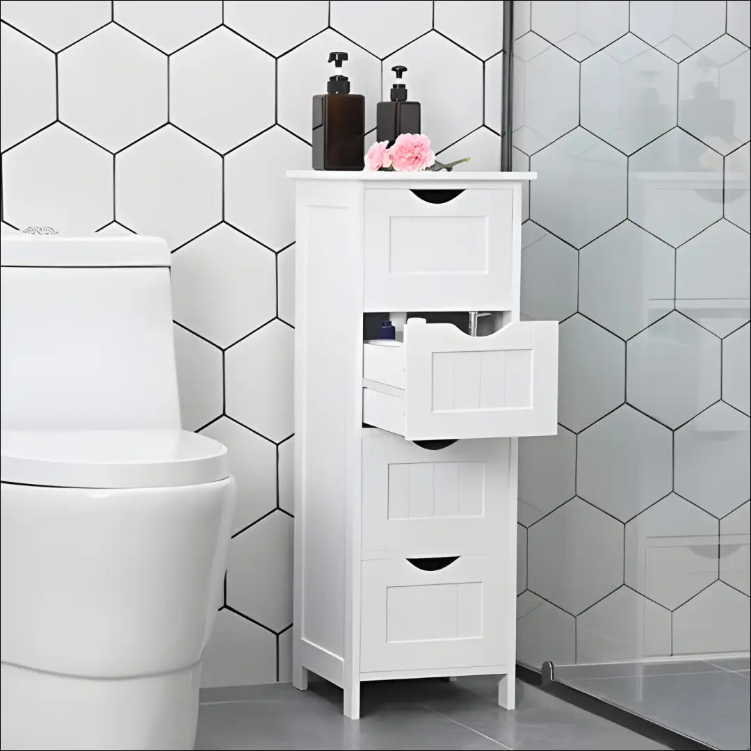 Pastatoma spintelė SM577 - €98 Save 40% 50-100, __label:Pristatymas 5-14 d.d., notouch30, song, spalva-balta 30x30x82cm