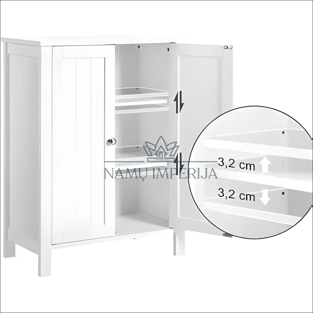 Pastatoma spintelė SM578 - €142 Save 30% 100-200, __label:Pristatymas 5-14 d.d., notouch30, song, spalva-balta