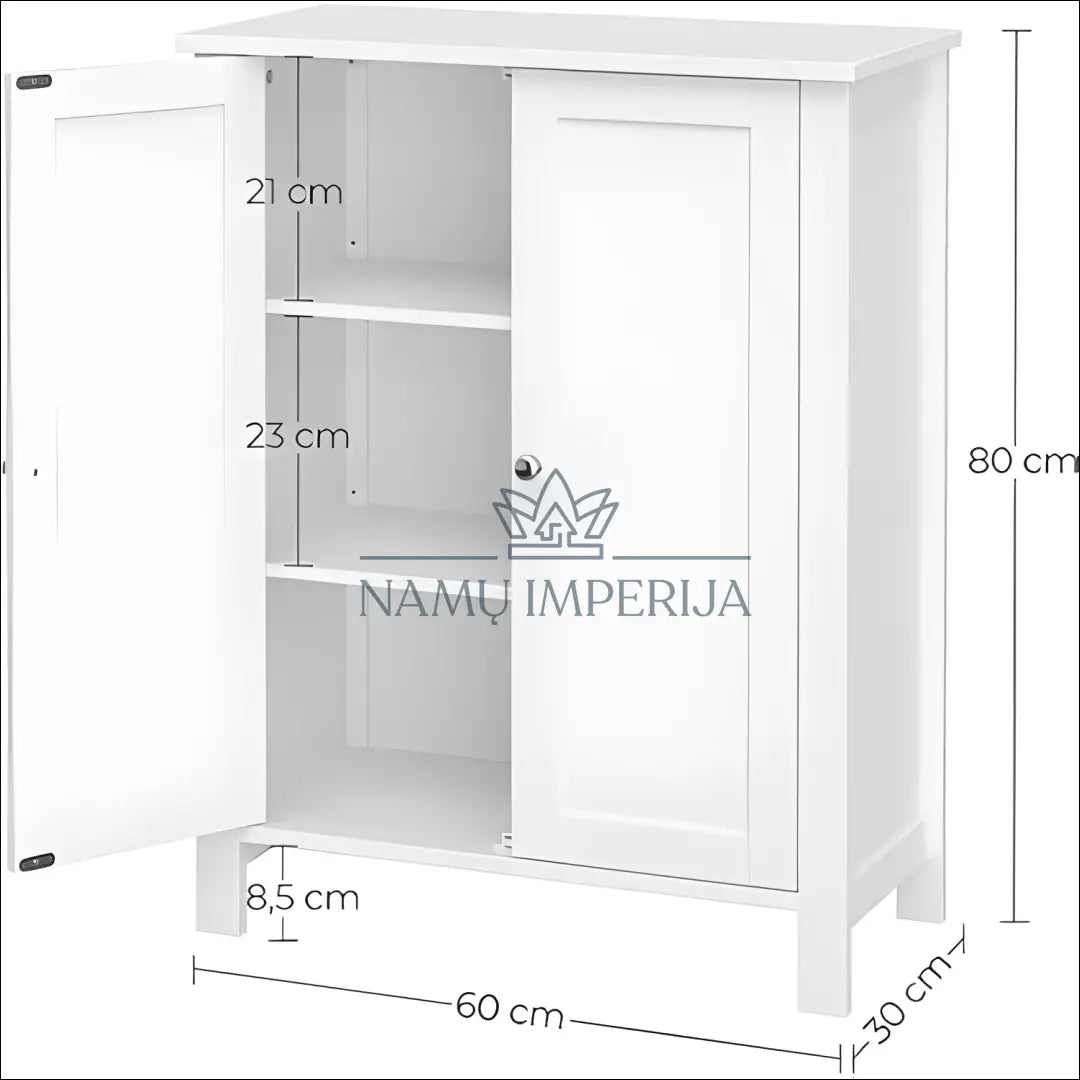 Pastatoma spintelė SM578 - €142 Save 30% 100-200, __label:Pristatymas 5-14 d.d., notouch30, song, spalva-balta