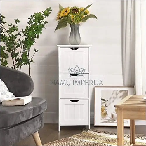 Pastatoma spintelė SM587 - €99 Save 40% 50-100, __label:Pristatymas 5-14 d.d., notouch30, song, spalva-balta 32x30x81cm