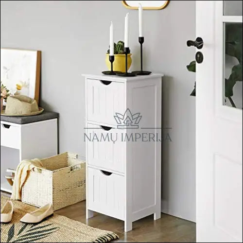 Pastatoma spintelė SM587 - €99 Save 40% 50-100, __label:Pristatymas 5-14 d.d., notouch30, song, spalva-balta 32x30x81cm