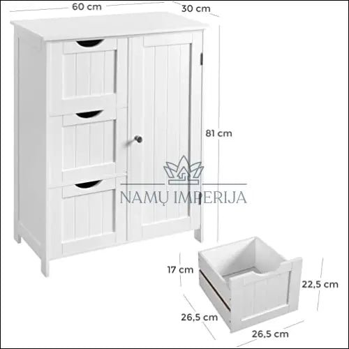 Pastatoma spintelė SM588 - €165 Save 30% 100-200, __label:Pristatymas 5-14 d.d., notouch30, song, spalva-balta