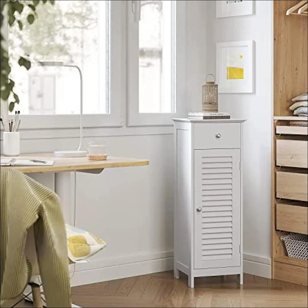 Pastatoma spintelė SM589 - €91 Save 40% 50-100, __label:Pristatymas 5-14 d.d., notouch30, song, spalva-balta 32x30x87cm