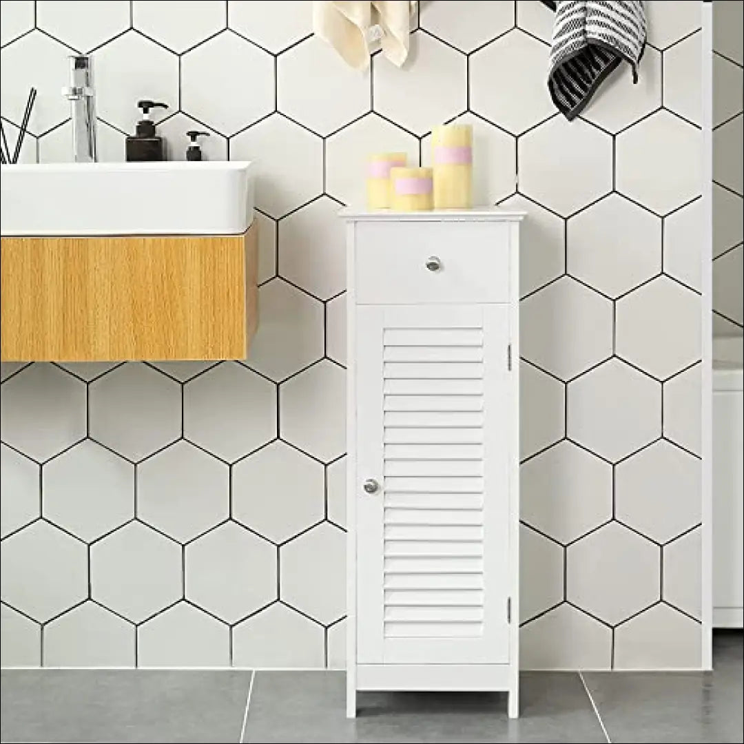 Pastatoma spintelė SM589 - €91 Save 40% 50-100, __label:Pristatymas 5-14 d.d., notouch30, song, spalva-balta 32x30x87cm