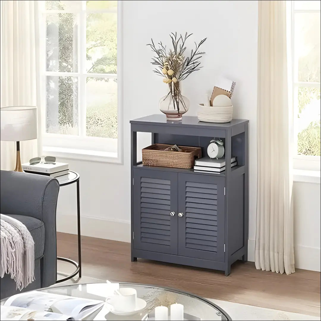 Pastatoma spintelė SM593 - €123 Save 40% 100-200, __label:Pristatymas 5-14 d.d., notouch30, song, spalva-pilka