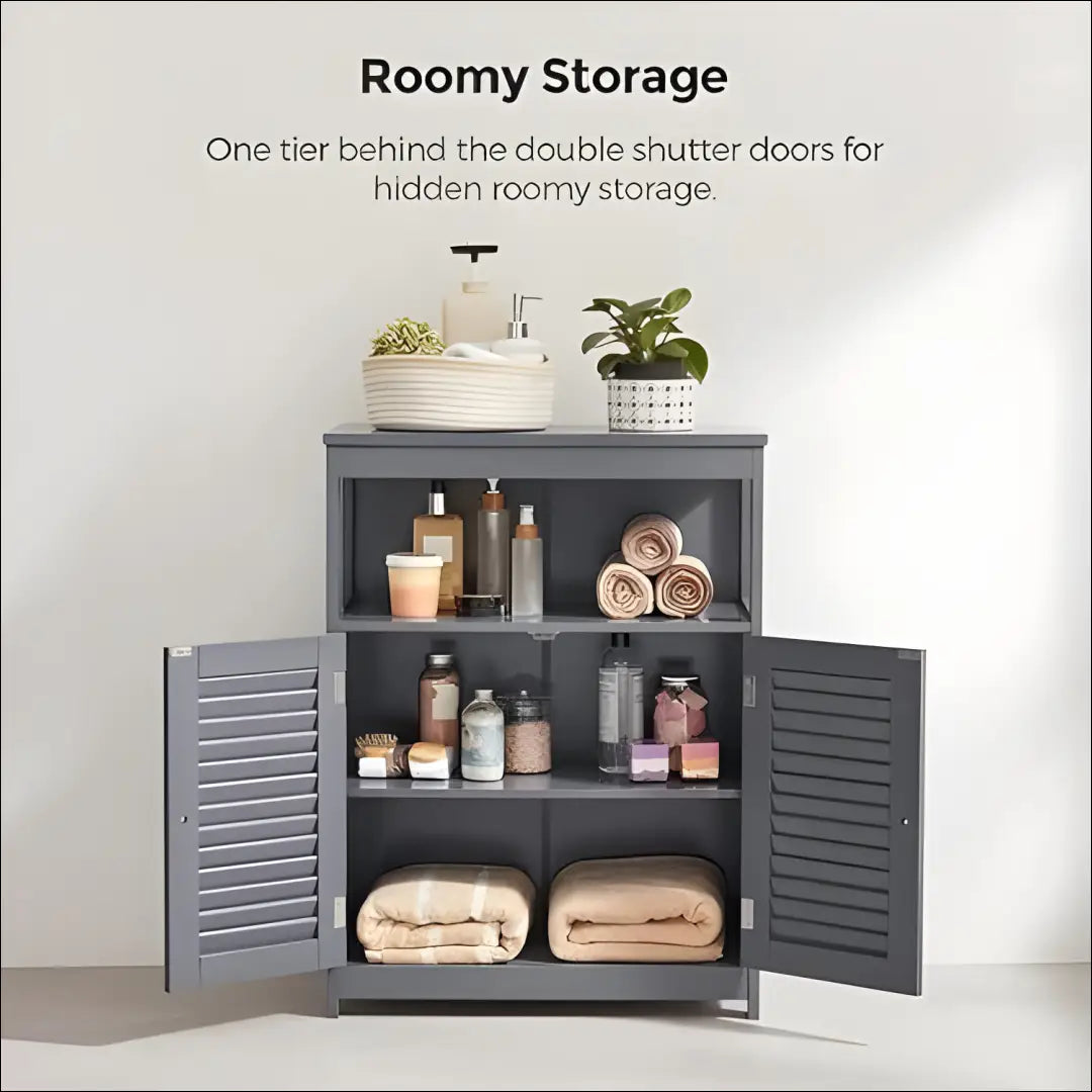 Pastatoma spintelė SM593 - €123 Save 40% 100-200, __label:Pristatymas 5-14 d.d., notouch30, song, spalva-pilka