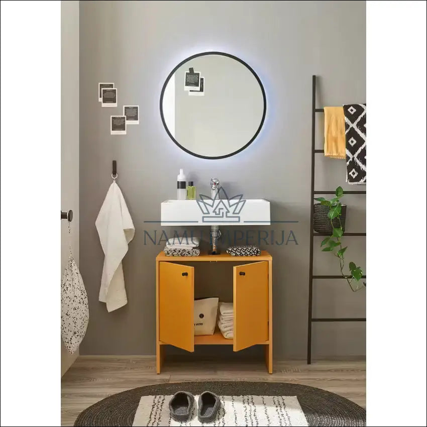 Pastatoma vonios spintelė KI1213 - €34 Save 50% 25-50, __label:Pristatymas 1-2 d.d., color-geltona, material-mediena,