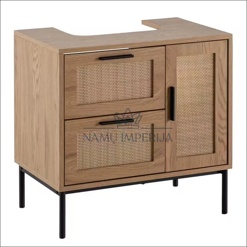 Pastatoma vonios spintelė KI1214 - €74 Save 50% 50-100, __label:Pristatymas 1-2 d.d., color-juoda, color-ruda,